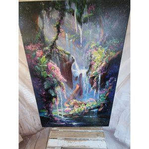 Carl g‎ Armstrong Lady of the falls painting nude w